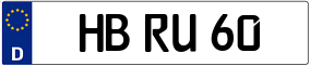 Truck License Plate